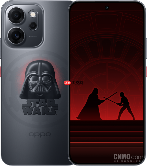 OPPO Reno 14F星战限量版发布：定制浮雕+专属配件
