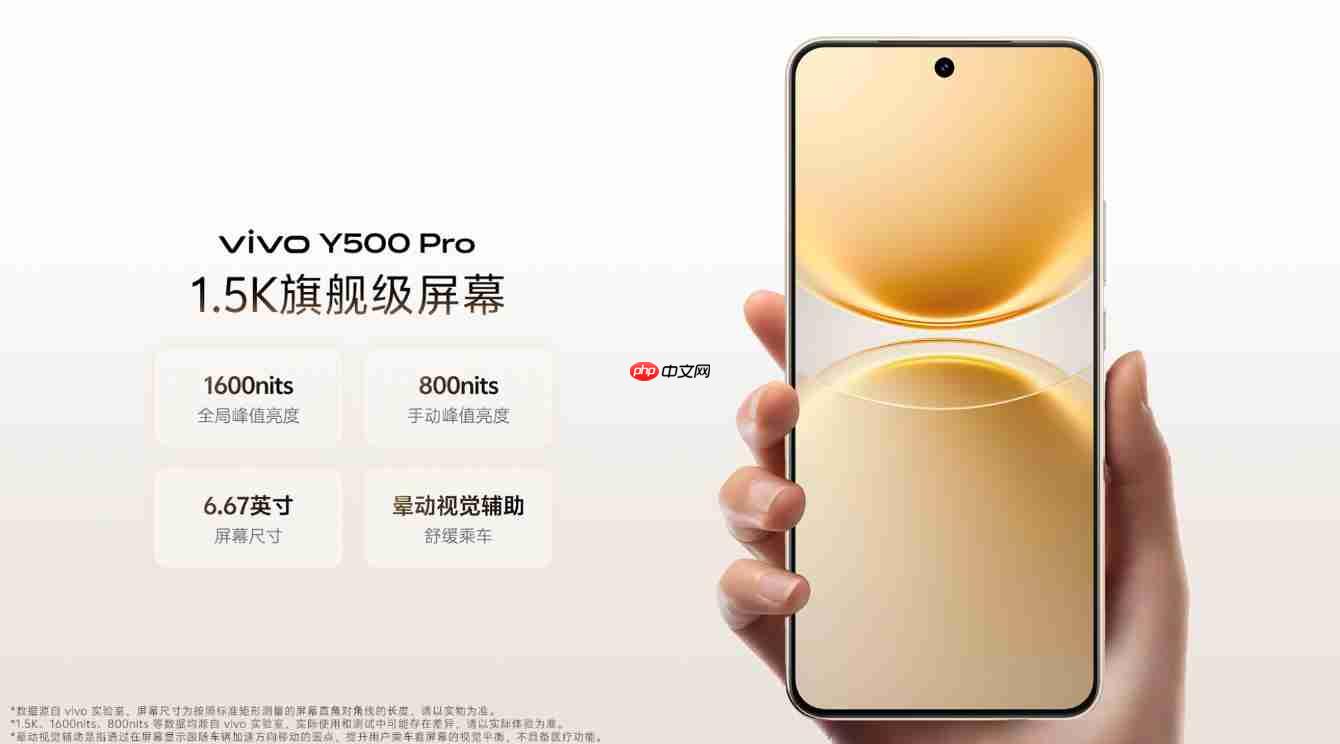 2亿像素主摄！vivo Y500 Pro起售价1799元