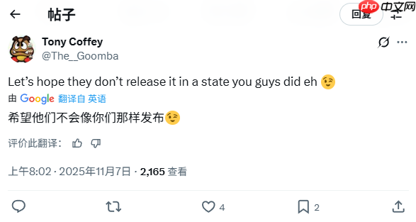 CDPR调侃《GTA6》延期 引发玩家抨击:你也配开玩笑?