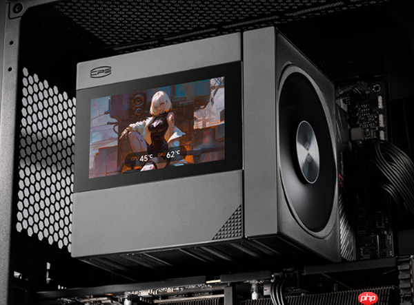 超频三泰拉巨风RZ820散热器屏显版首发999元:5寸大屏 支持视频播放