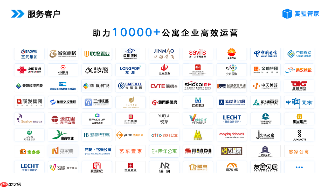公寓管理系统哪个好用？2025年公寓管理系统软件五大主流厂商推荐
