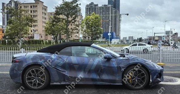 比亚迪再添猛将：腾势Z双门软顶敞篷跑车实车首度曝光 - php中文网