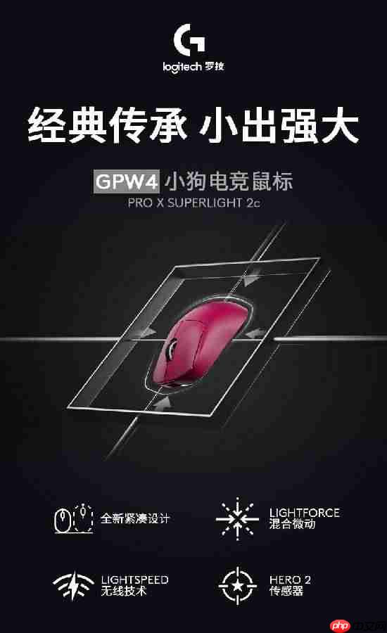 中小手抓握鼠标推荐：罗技GPW4小狗版凭什么成为“小手玩家的终极选择”？