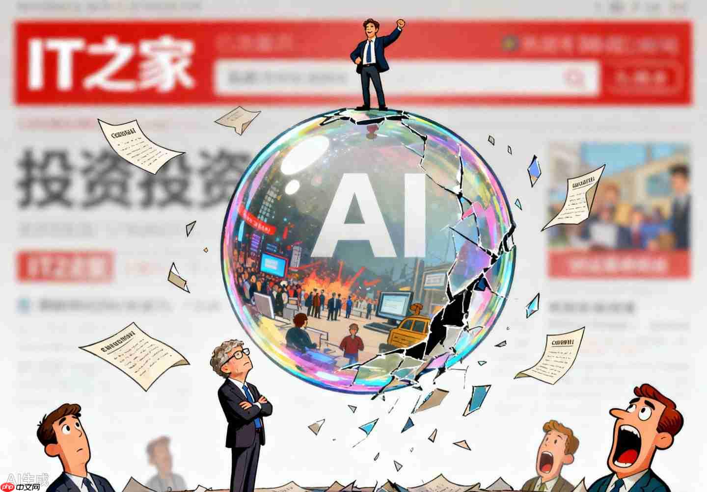 微软创始人比尔・盖茨:AI 行业正处于泡沫时期,大量投资将成坏账