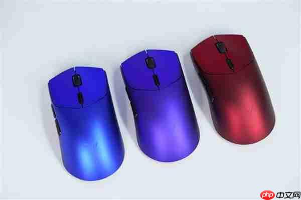 质感金属漆涂装！雷柏VT7二代系列鼠标图赏