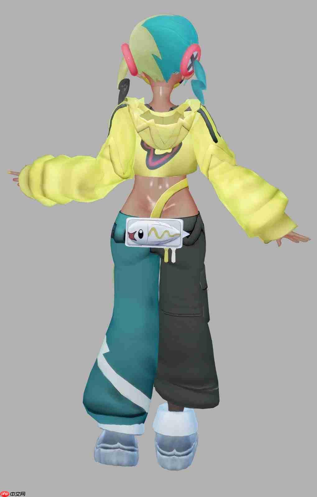 《宝可梦传说 Z-A》黑皮美女模型被提取 细节逼真