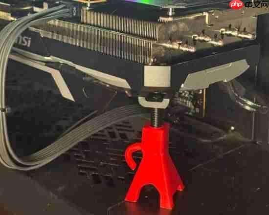 网友晒显卡支架：诺基亚怒顶显卡
