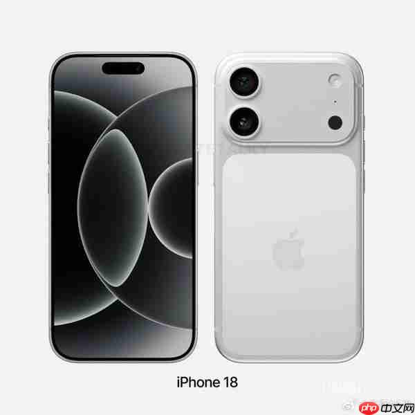 神似17 pro?iphone 18渲染图曝光:横向矩形镜头模组