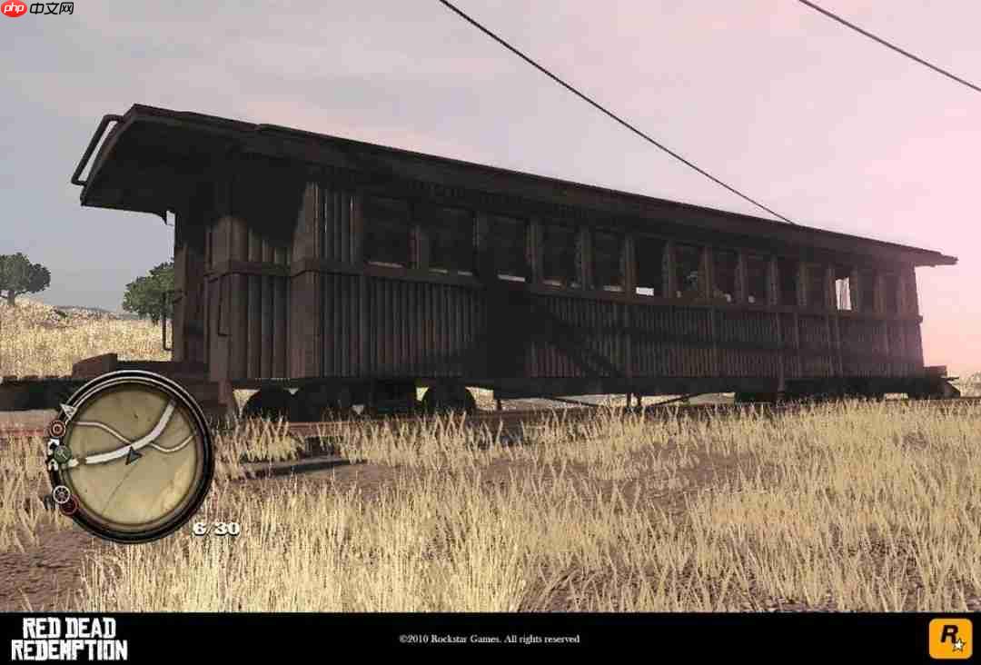 前R星员工公开《荒野大镖客：救赎》早期开发画面截图