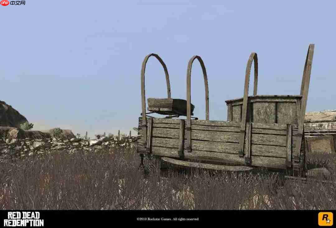 前R星员工公开《荒野大镖客：救赎》早期开发画面截图
