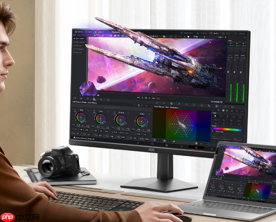 AOC新款27寸显示器首发999元起:2K 180Hz、内置智联无线投屏