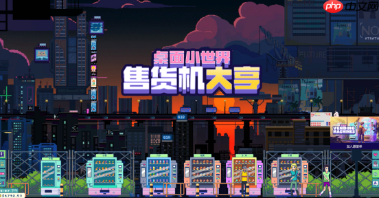 做这条街最靓的售货机 全新桌面放置休闲游戏现已发售！