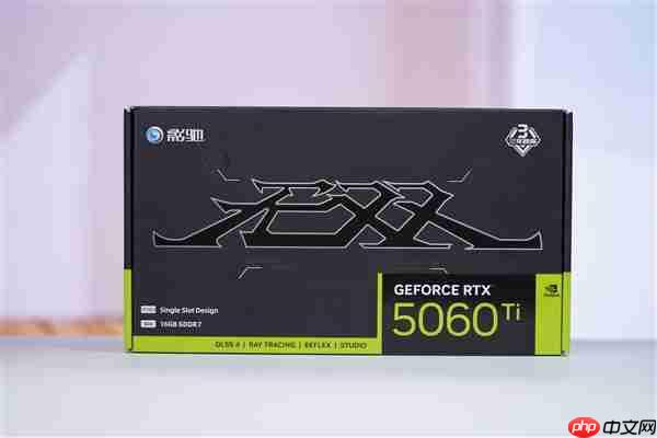 史上唯一单槽 2cm极致超薄！影驰RTX 5060 Ti无双MAX图赏
