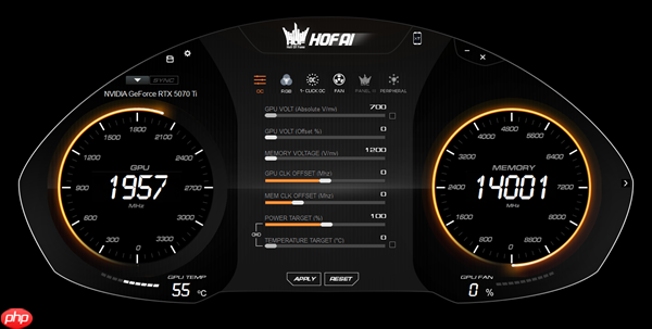 影驰RTX 5070 Ti HOF OC LAB黑魂X评测|纯黑哑光 旗舰性能