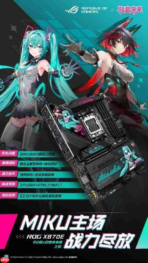 全线登场!ROG×初音未来联名装备开启预约 超能好物即刻拥有