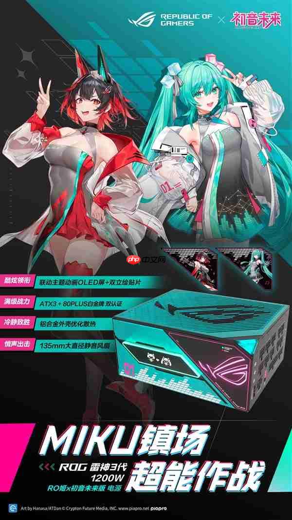 全线登场!ROG×初音未来联名装备开启预约 超能好物即刻拥有