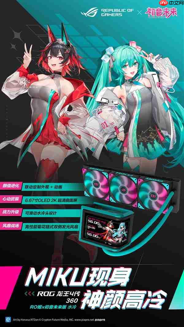 全线登场!ROG×初音未来联名装备开启预约 超能好物即刻拥有