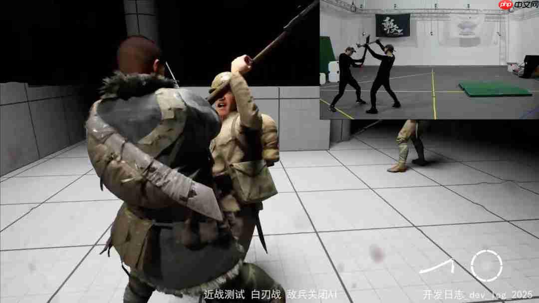 抗日游戏《山河在》开发日志 近战和绳索攀爬展示