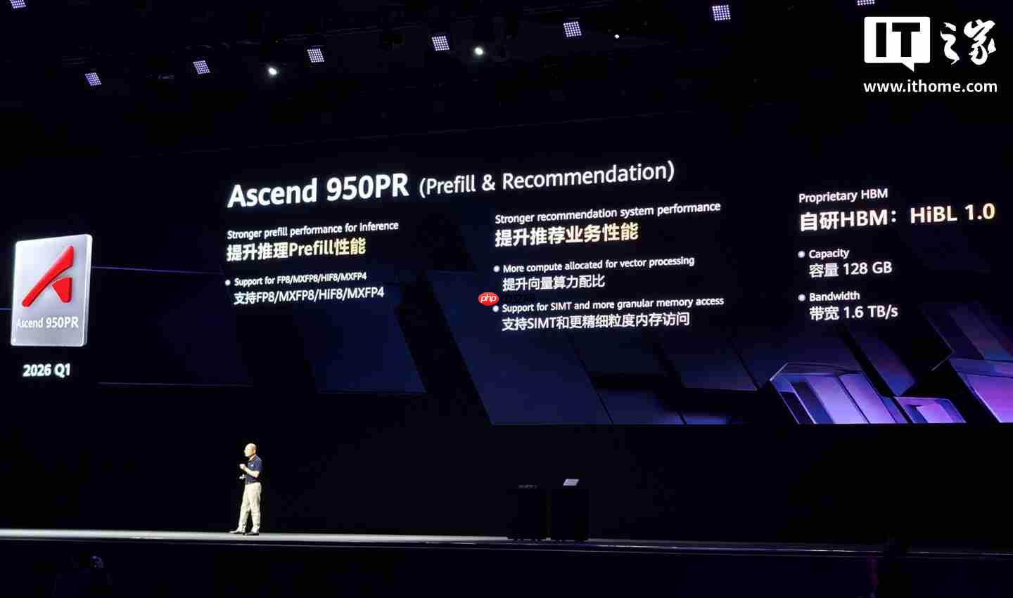 华为昇腾 950 芯片架构公布，明年推出