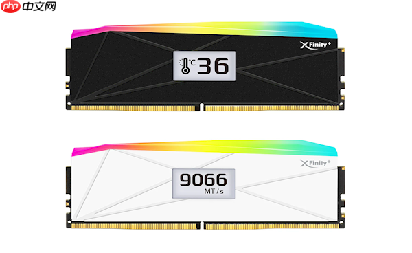 全何发布全球首款自带OLED屏幕的内存!开机就显示6大参数