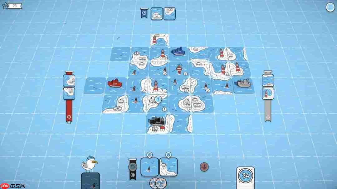 桌游改编,休闲策略游戏《灯塔巡航》即将上线 Steam