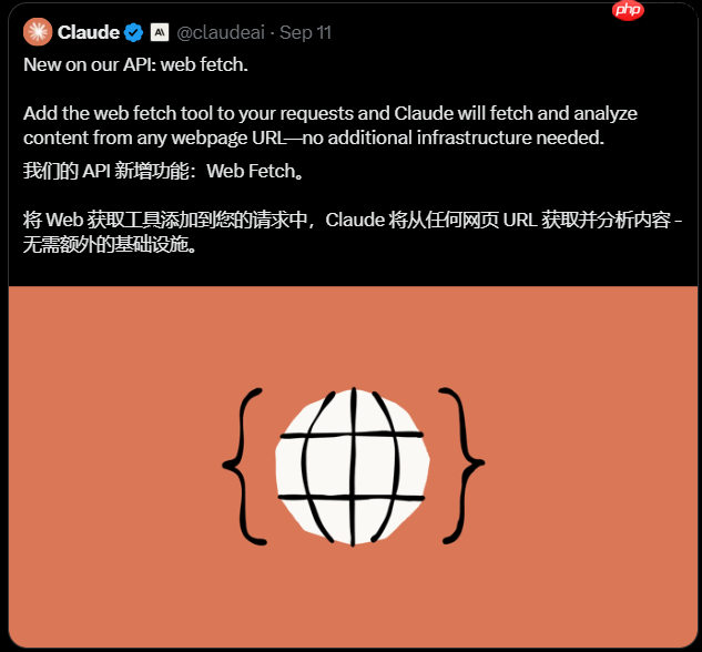 Claude API 新增 Web Fetch 功能,支持从任意 URL 获取并分析内容