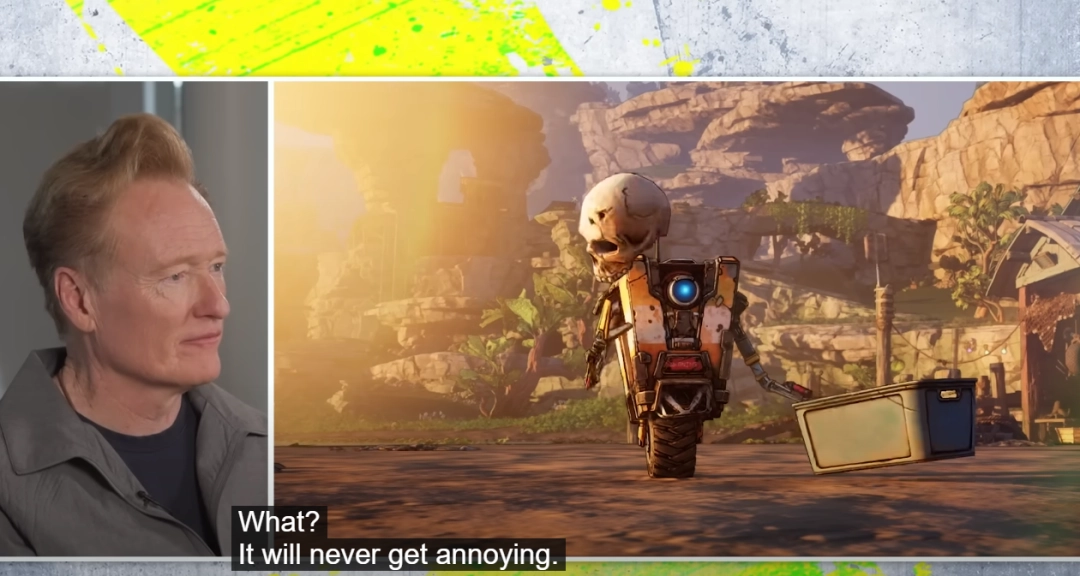 知名脱口秀主持人试玩《无主之地4》:小吵闹太吵了