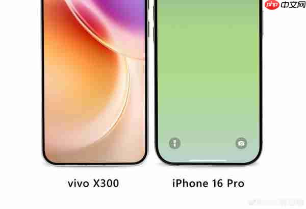 vivo X300 Pro正面外观曝光 6.78英寸超窄边框直屏