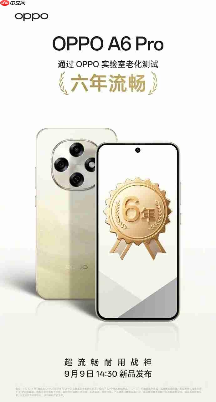 超流畅耐用战神！OPPO A6 Pro配置抢先看