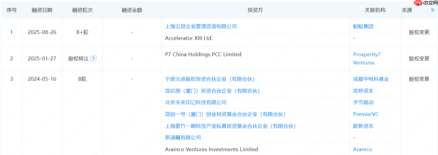 蚂蚁集团入股多家芯片企业,加速布局 ai 算力基础设施