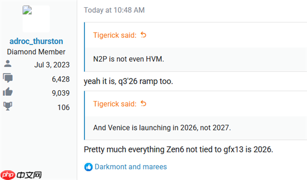 性能飞跃!AMD下代Zen6 CCD采用台积电2nm N2P:IOD为3nm N3P