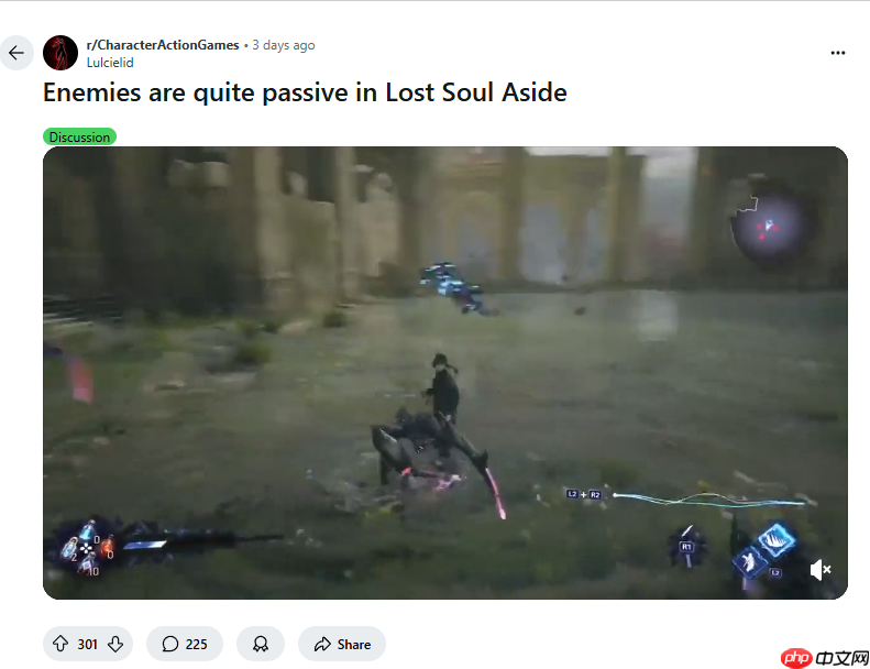 国外玩家:《失落之魂》敌人并非“只会站着等攻击”!