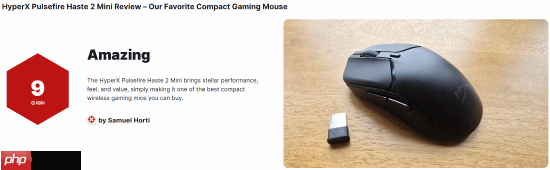 IGN 9分新鼠标！盛赞：出色的性能和手感！