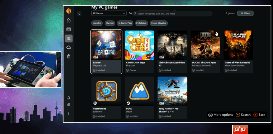 博主评测Xbox新掌机:游玩《毁灭战士:黑暗时代》可达70帧