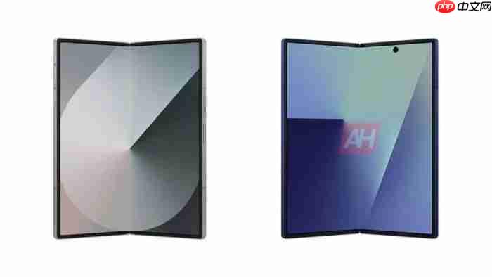 三星Galaxy Z Fold7渲染图曝光:取消屏下摄像头,主打轻薄设计
