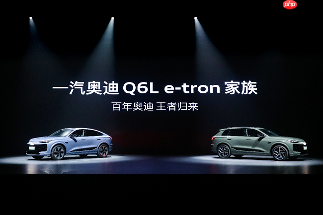 一汽奥迪A5L与Q6Le-tron家族上市,携手华为乾崑智驾打造油电豪华新标杆