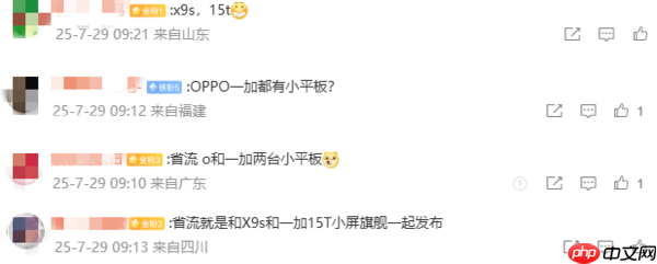 一加小屏旗舰或与小平板一同发布 预计在明年上半年