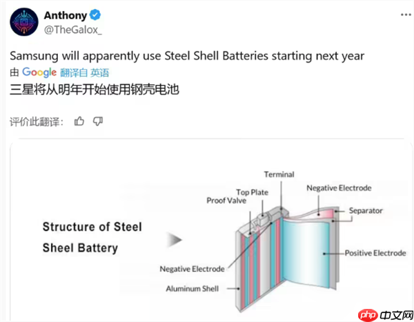 从苹果到三星 行业巨头们为何集体押注“钢壳电池”？