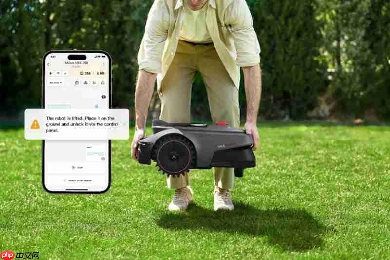 MOVAViAX系列以AI双目视觉技术革新庭院割草方式