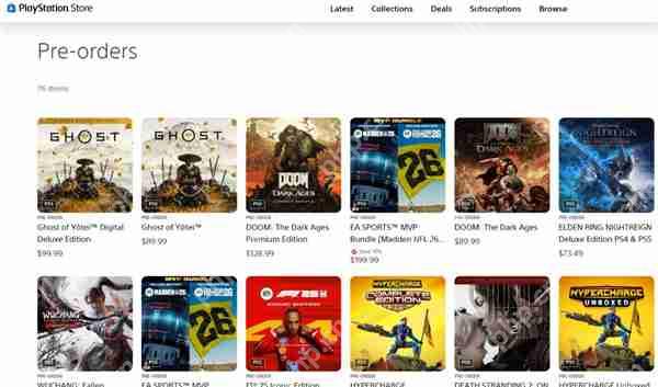 《羊蹄山之魂》登顶全球多个国家PS商城预购排行