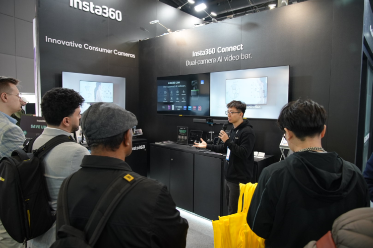 影石Insta360 AI双摄视频会议一体机Connect 斩获全球顶级专业视听展会大奖