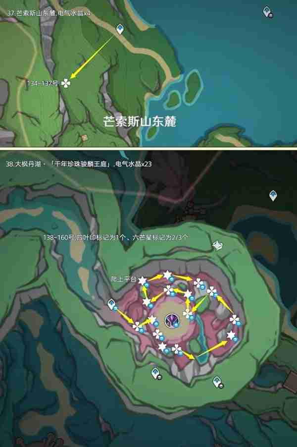 原神电气水晶位置分享-电气水晶采集路线汇总