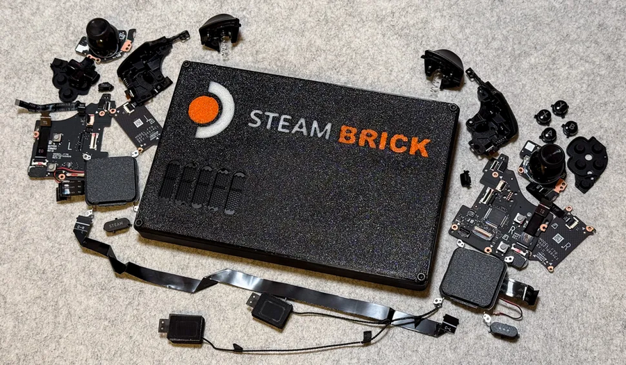 从掌机到“游戏盒子”:改装达人将Steam Deck变身为更便携的Steam Brick