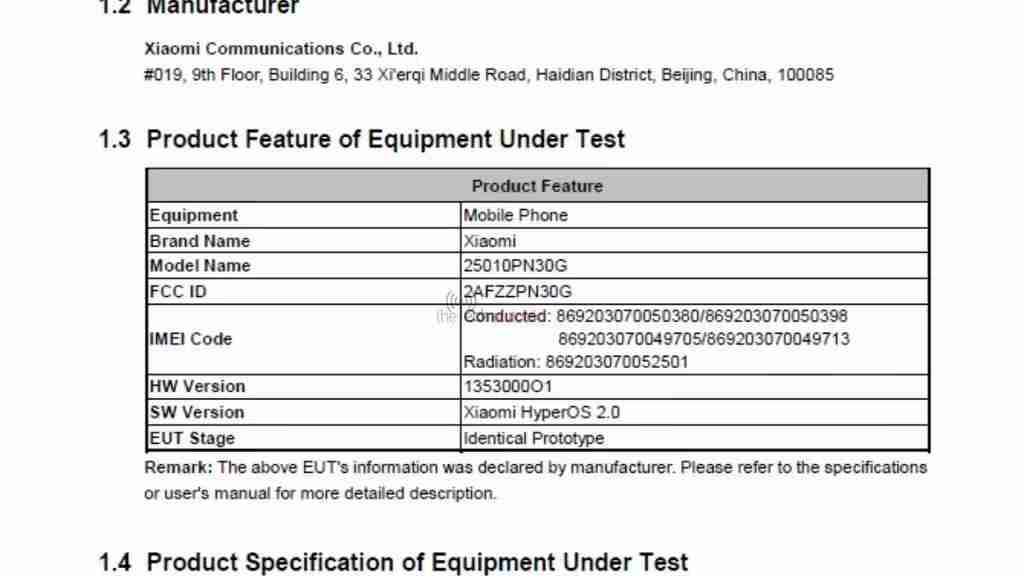 小米15 Ultra手机通过多项认证,曝有黑、白、银三色