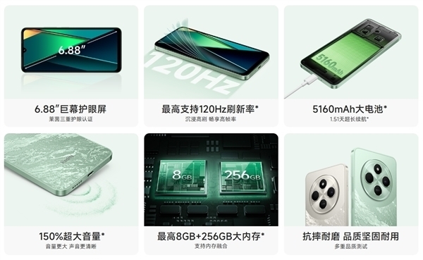 百元机天花板!Redmi 14C补货开售:国补到手价425元