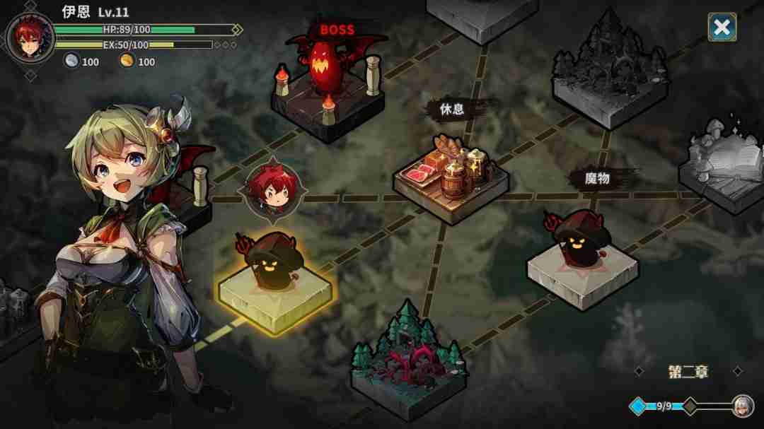 弃种：叮叮与圣剑Steam页面开放，轻度卡牌构筑视觉小说带你进入血色旅程