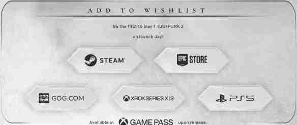 热门生存游戏《冰汽时代2》发售时间及登录平台一览