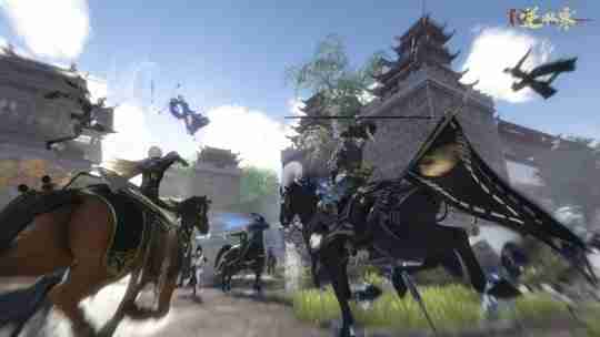 “重生一世”铸造MMO网游巅峰!逆水寒黄金服今日上线,全线挤爆