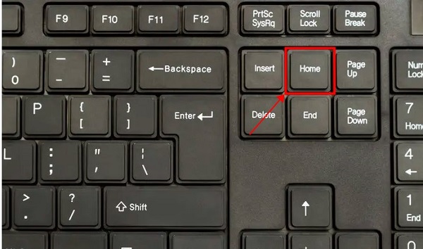 电脑home键位置