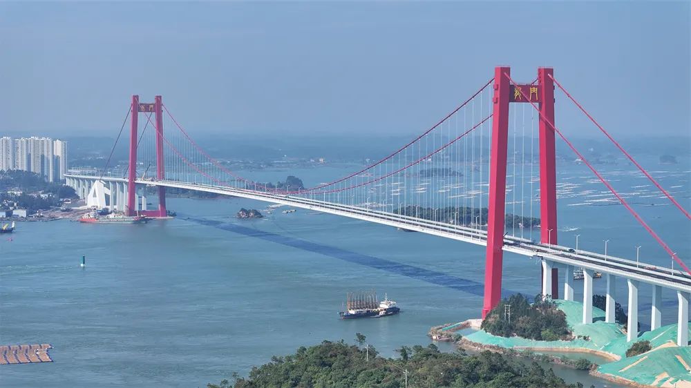主线桥梁长 6.6 千米!广西最长跨海大桥龙门大桥正式通车 主线桥梁长 6.6 千米!广西最长跨海大桥龙门大桥正式通车